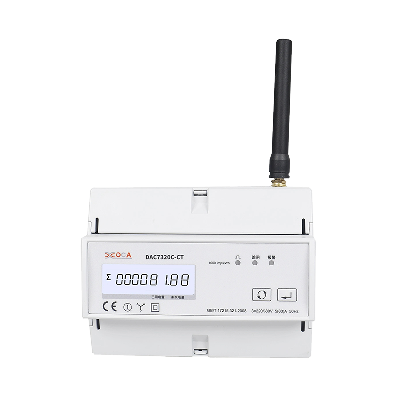 Dac7321c-CT DIN Rail AC WiFi với máy đo năng lượng điện tử Tuya biến áp