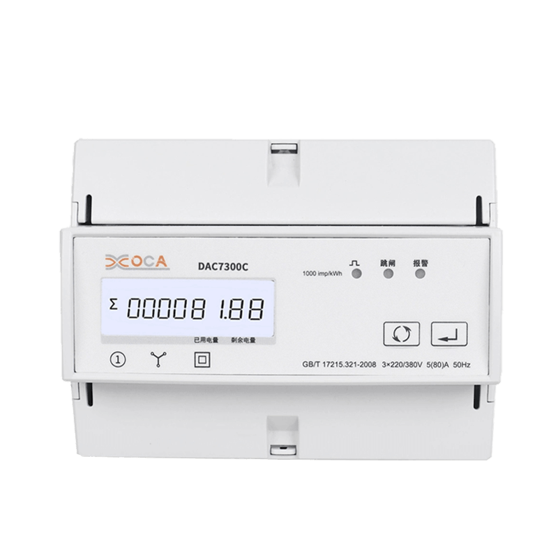 DAC7300C DIN Rail Rơle ba pha Modbus AC Đồng hồ đo điện