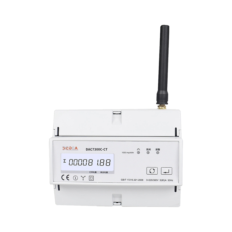 DAC7300C-CT DIN Rail Máy đo năng lượng điện từ xa thông minh Modbus ba pha